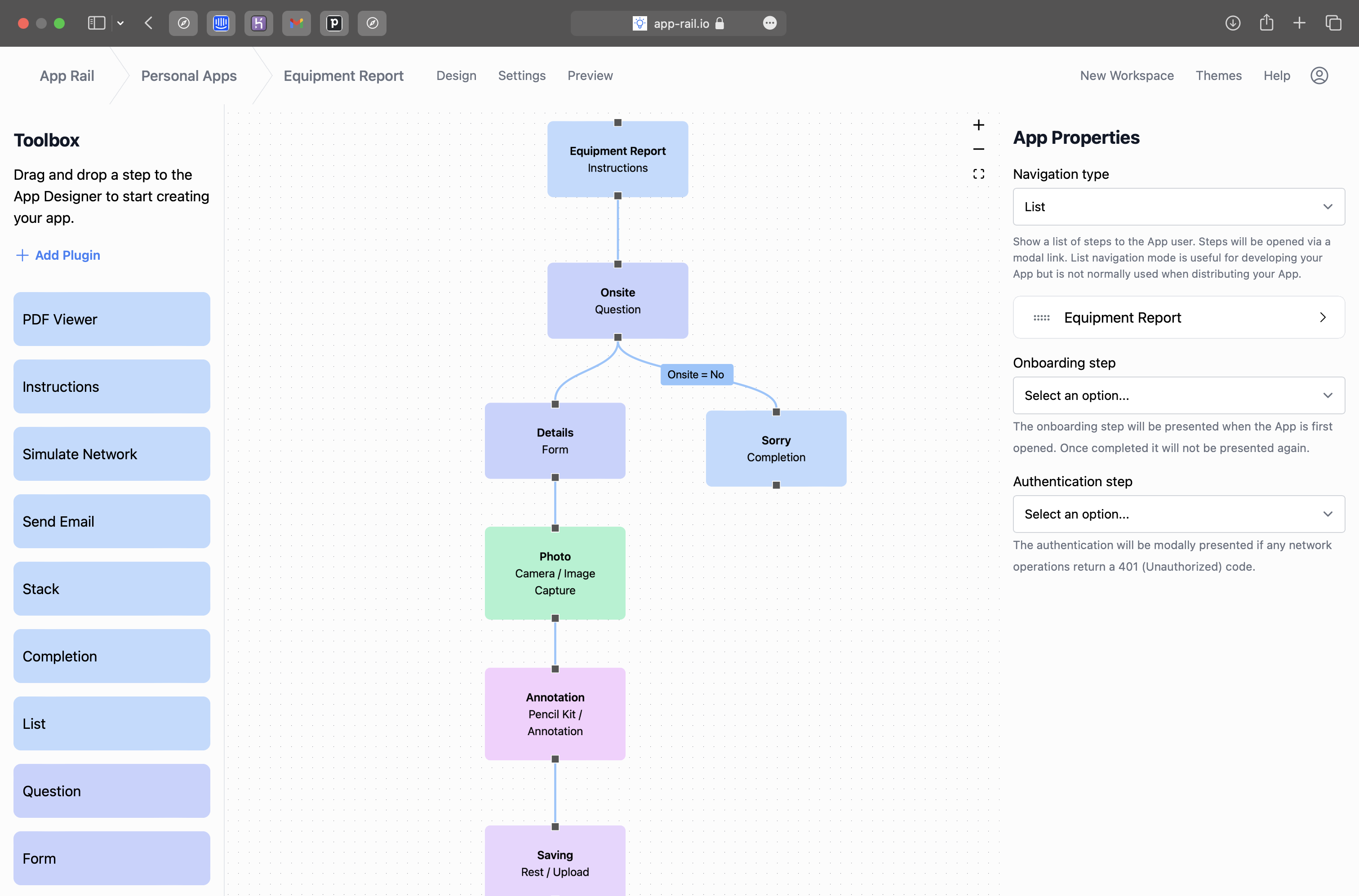 Customer profile user interface